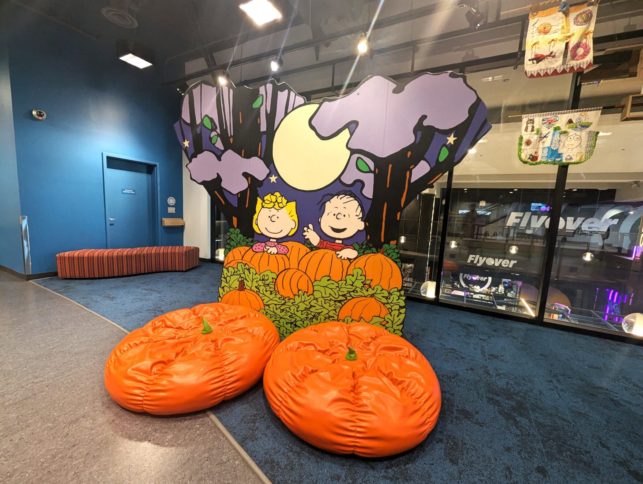 children's play area with pumpkin seating at Chicago Children's Museum