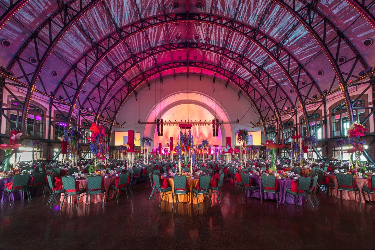 Aon Grand Ballroom in banquet setting