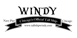 tall ship windy chicago skyline sail logo