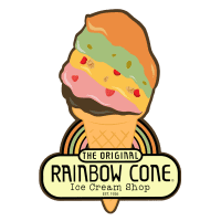 the original rainbow cone logo