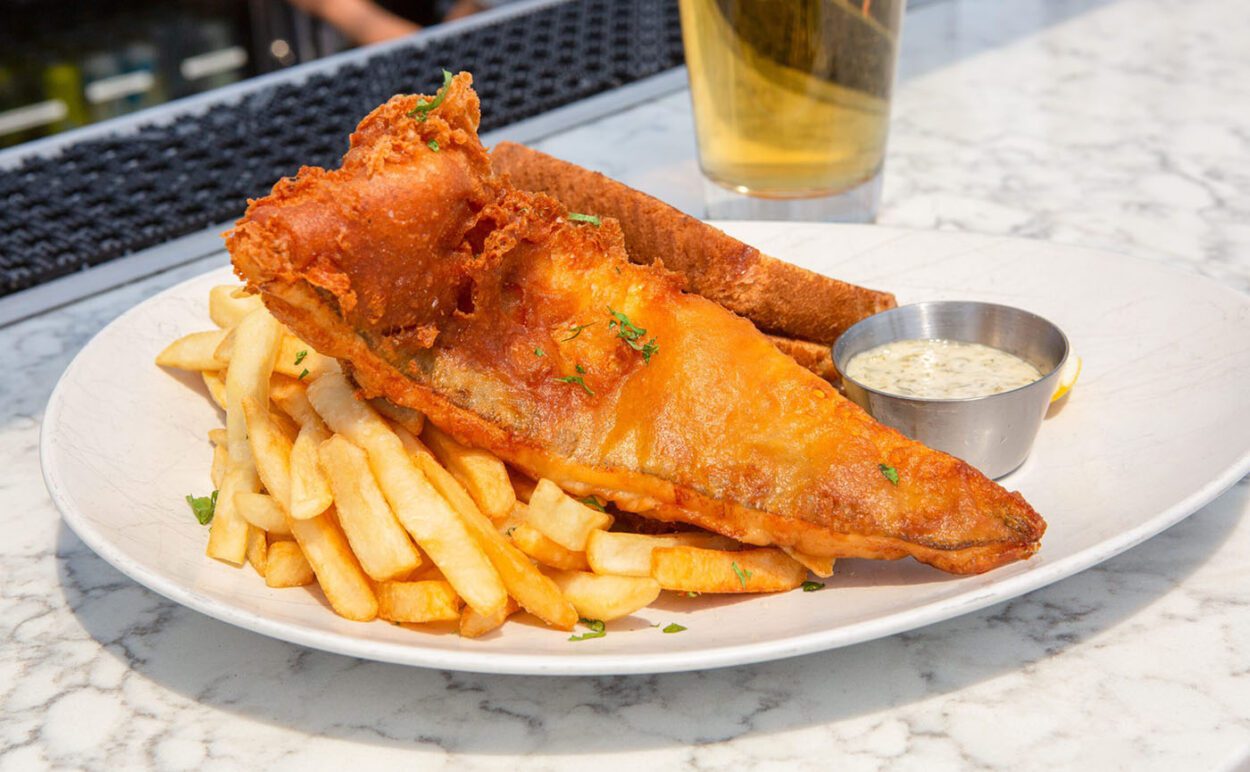 Friday Fish Fry at Offshore Rooftop | Navy Pier