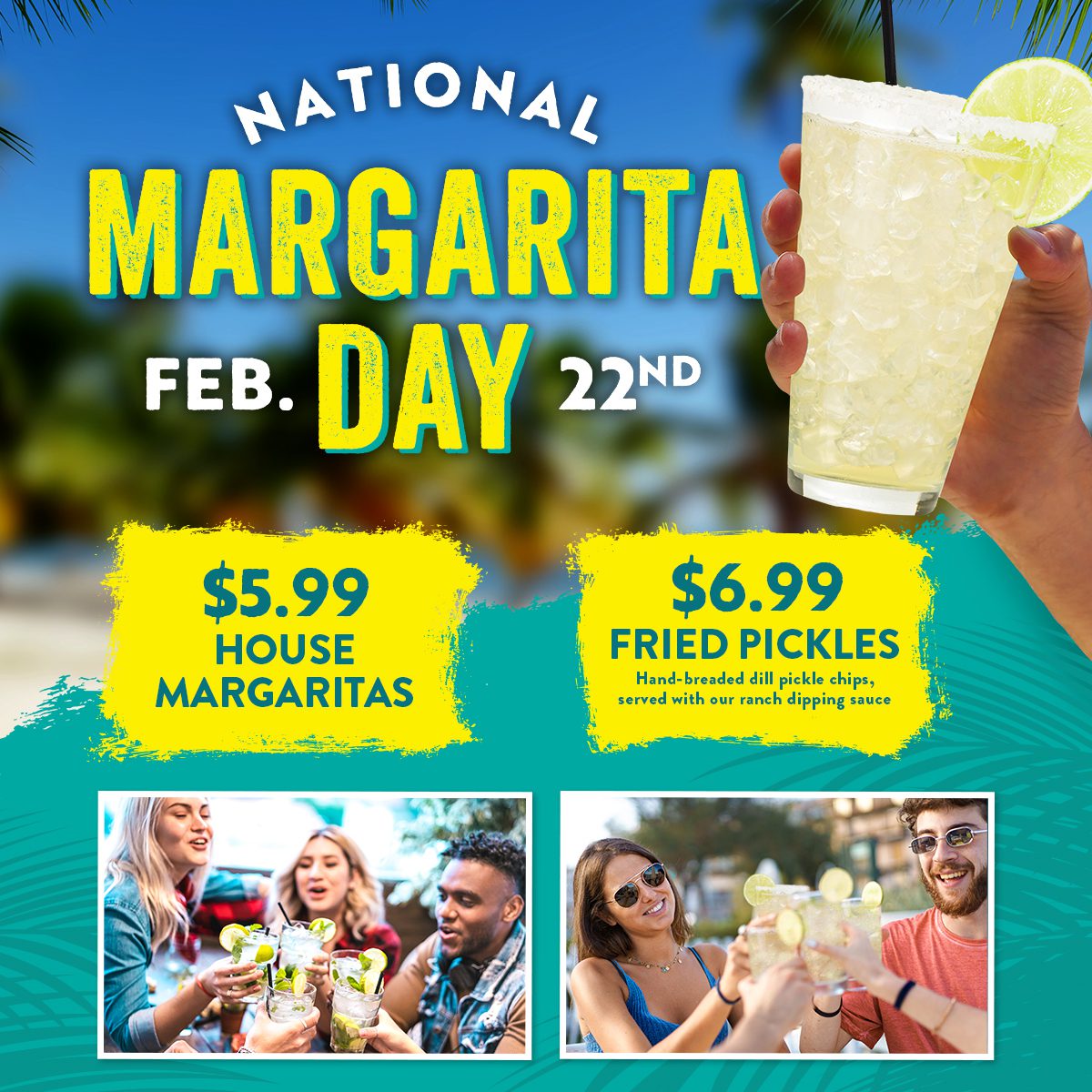 National Margarita Day at Margaritaville - February 22nd