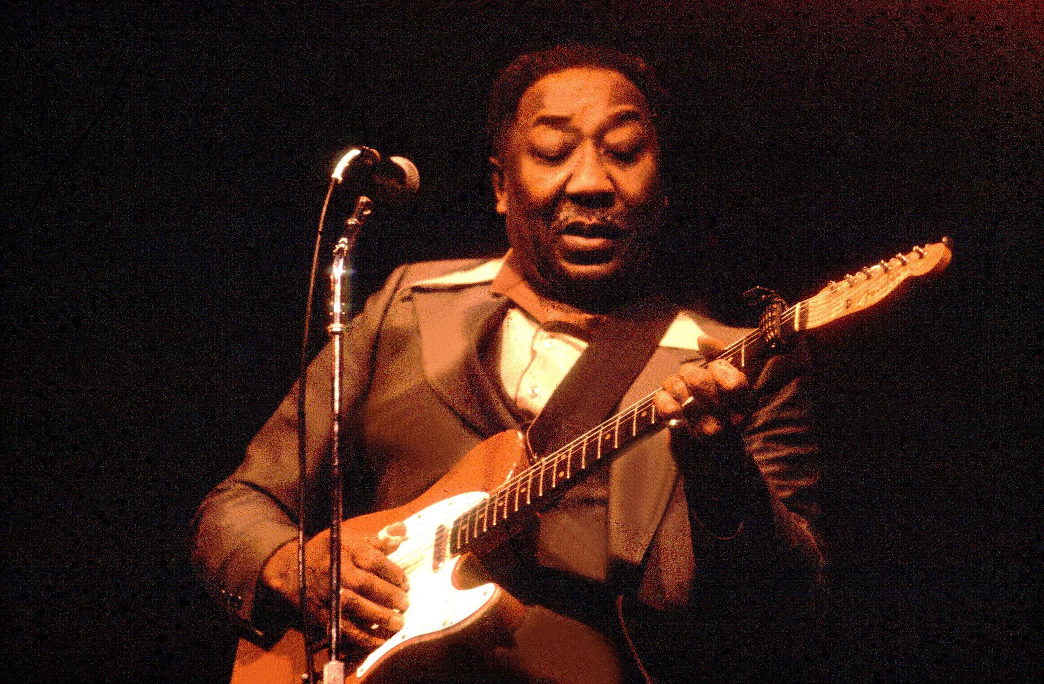 Muddy Waters Playing Guitar from The State of Sound at Navy Pier