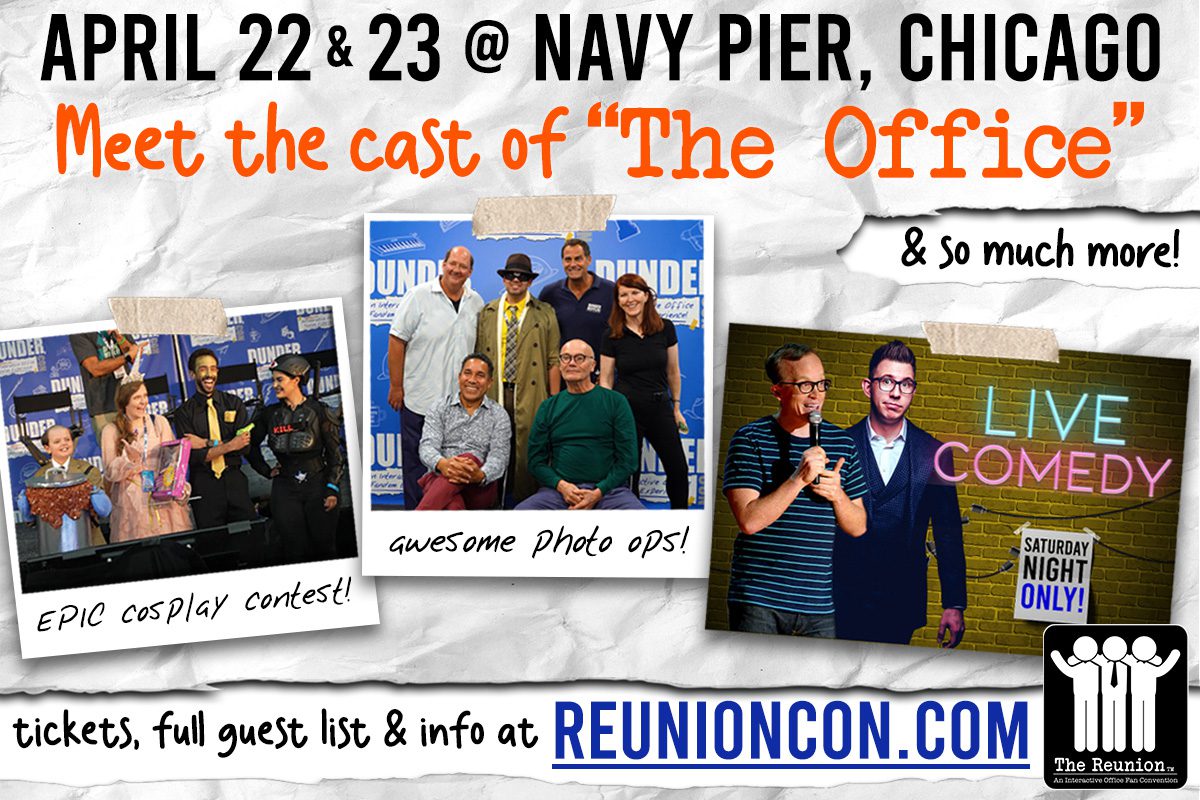 Meet the Cast of The Office at Navy Pier Poster with Meet and Greets