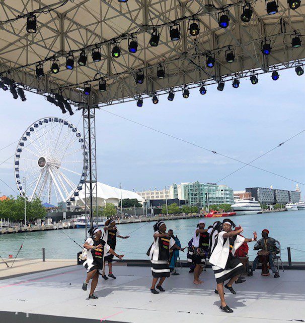 Dancers at See Chicago Dance at Navy Pier