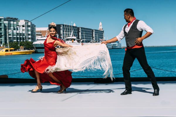 Dancers Performing at See Chicago Dance at Navy Pier