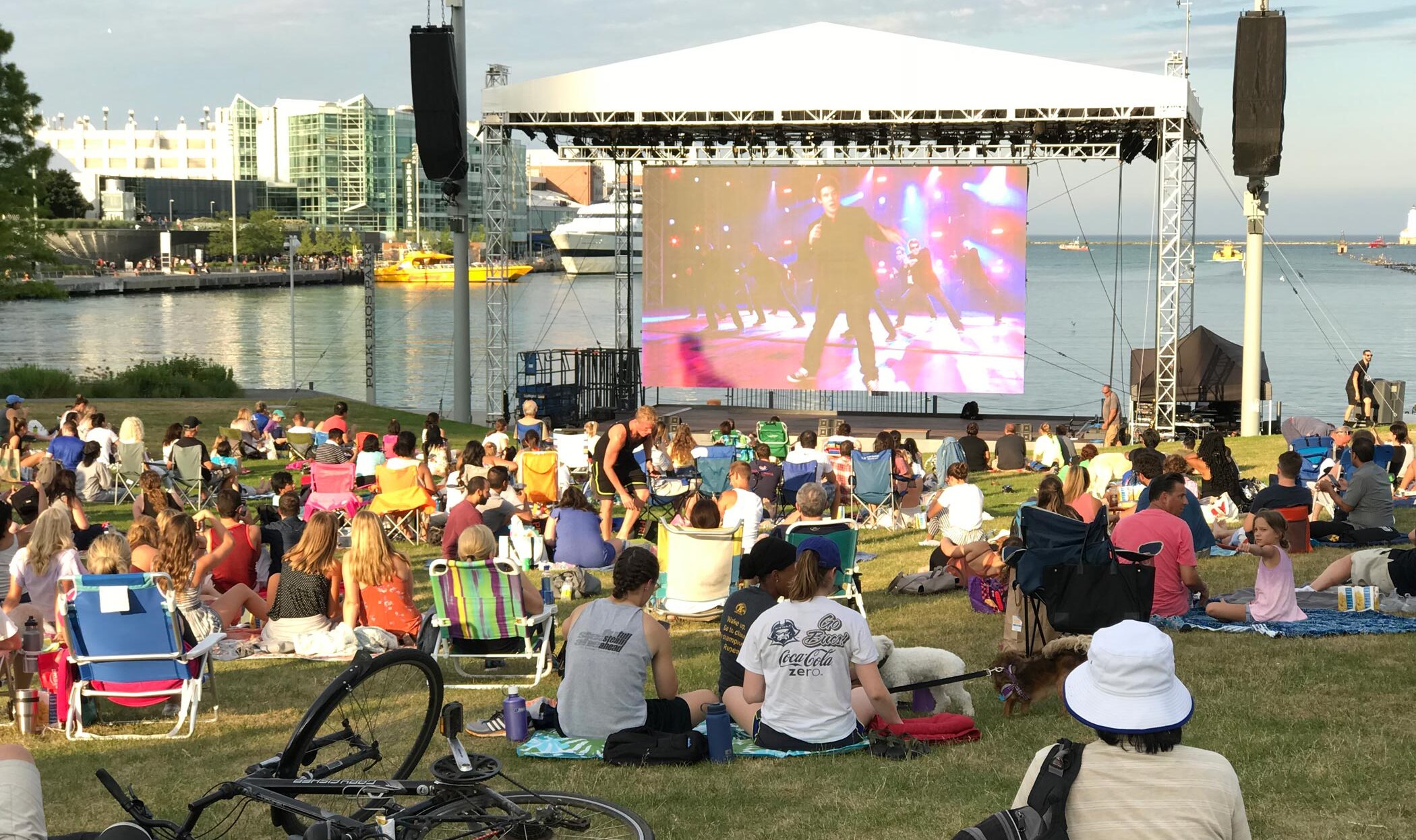 Outdoor Movie Viewing at Navy Pier