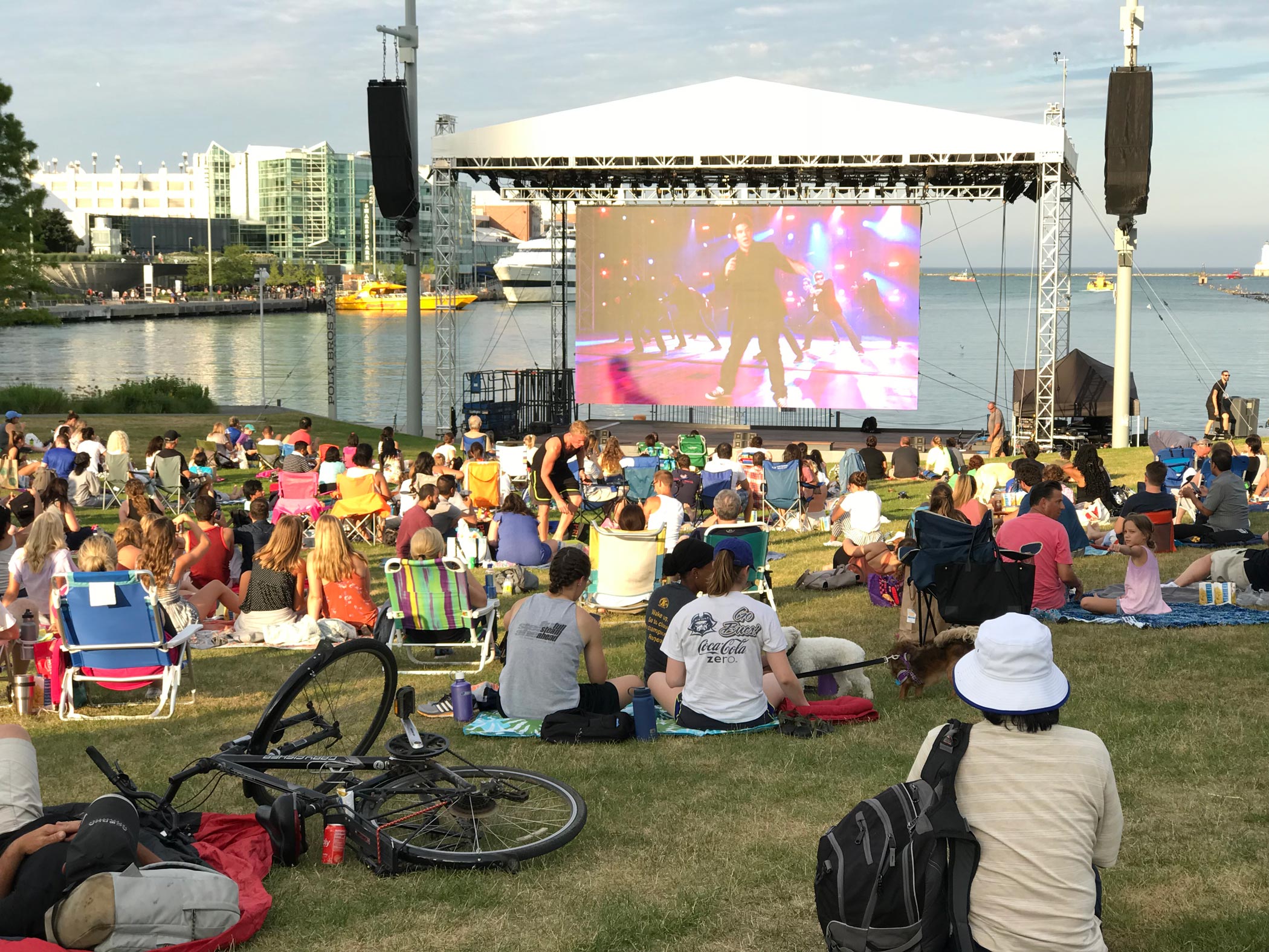 Outdoor Movie Viewing at Navy Pier