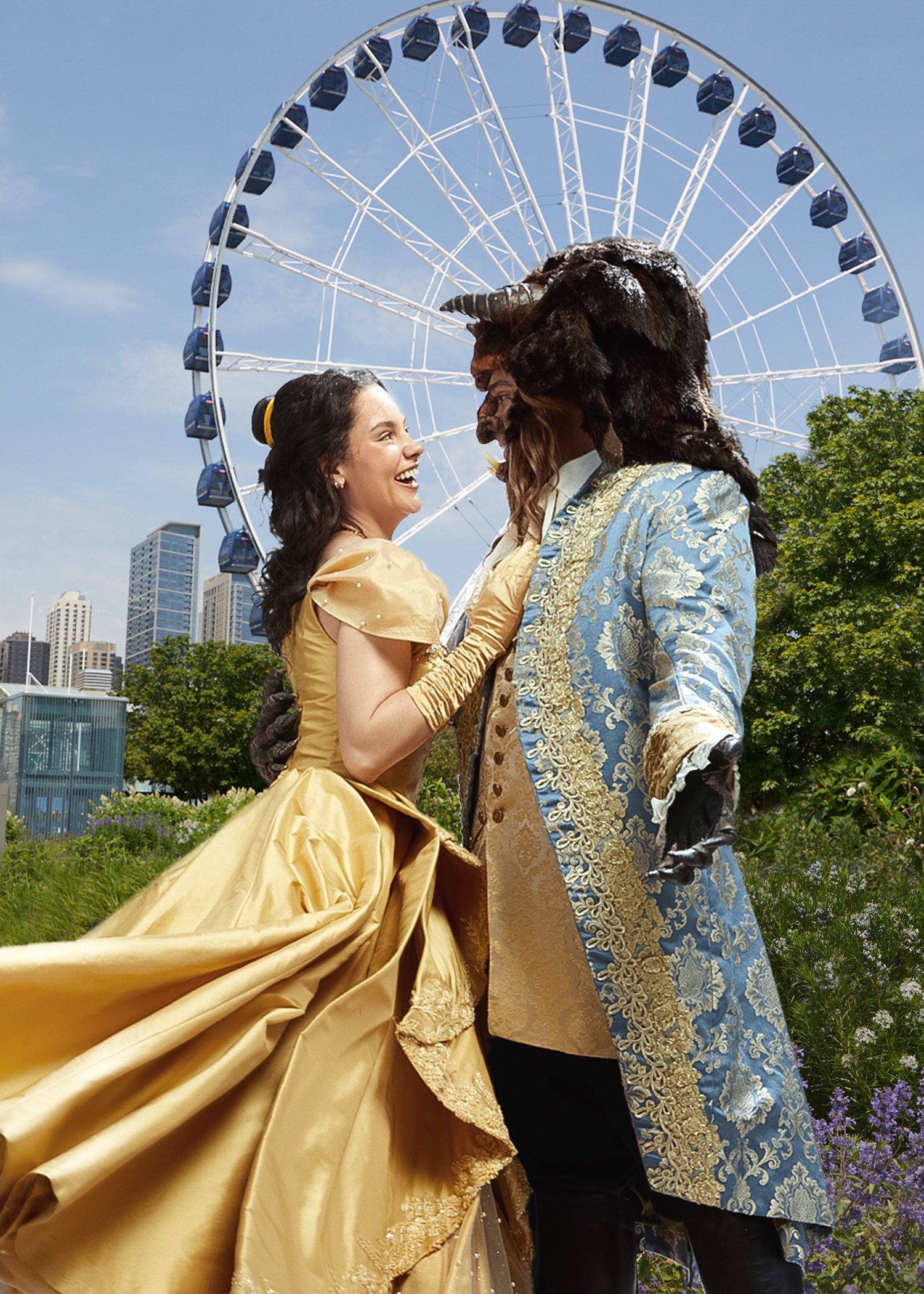 Beauty and the Beast with the Centennial Wheel at Navy Pier