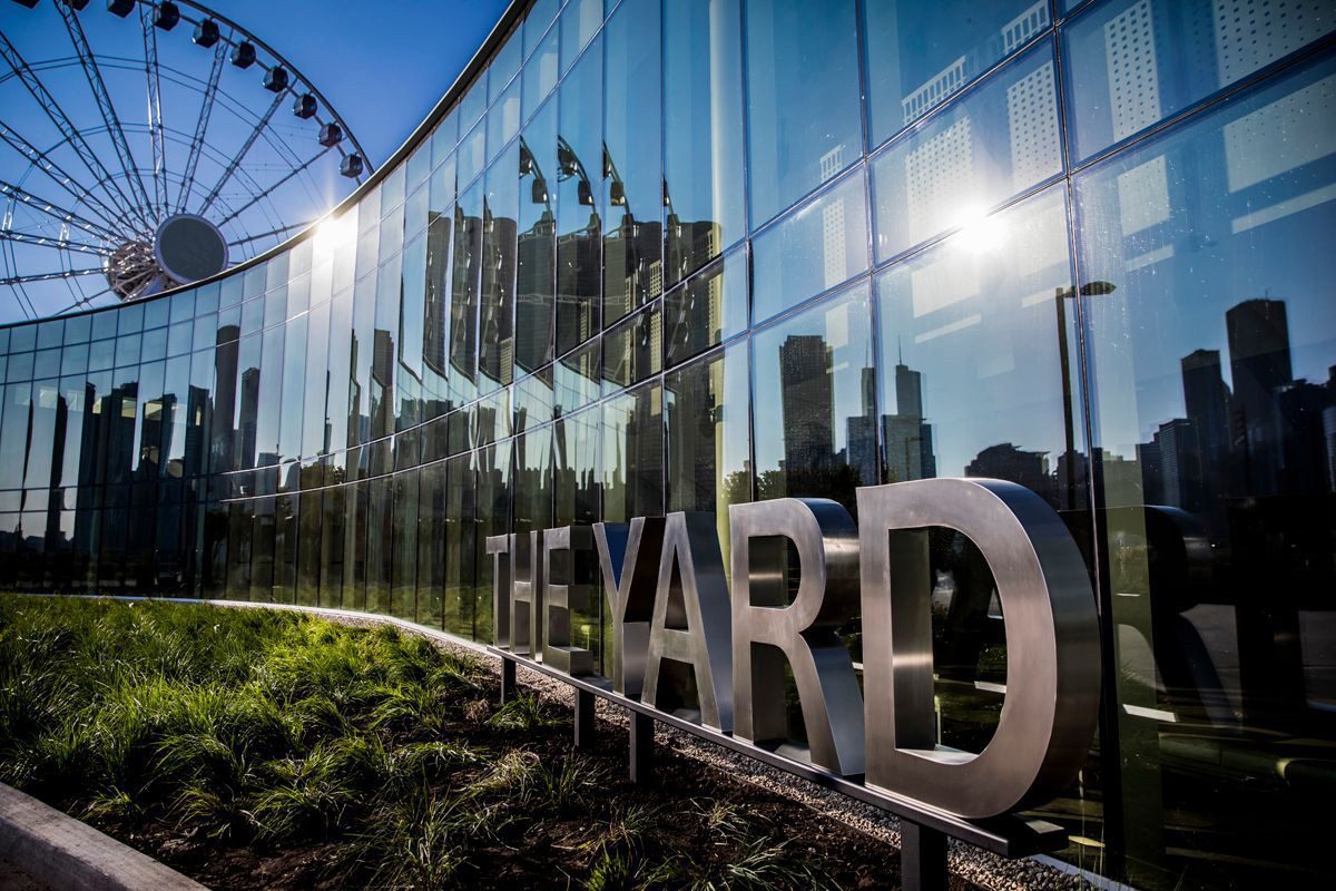 Outdoor Sign For The Yard at Navy Pier