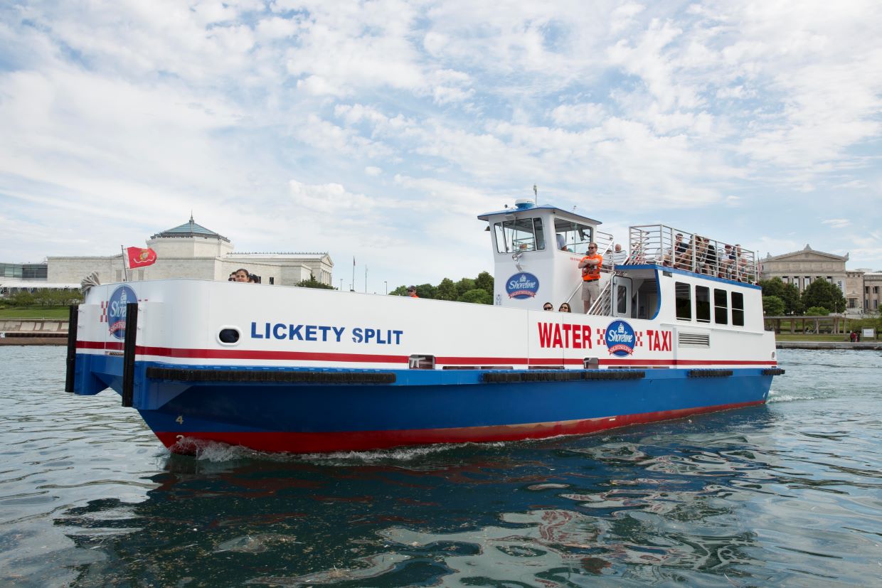 Lickety Split Water Taxi at Navy Pier