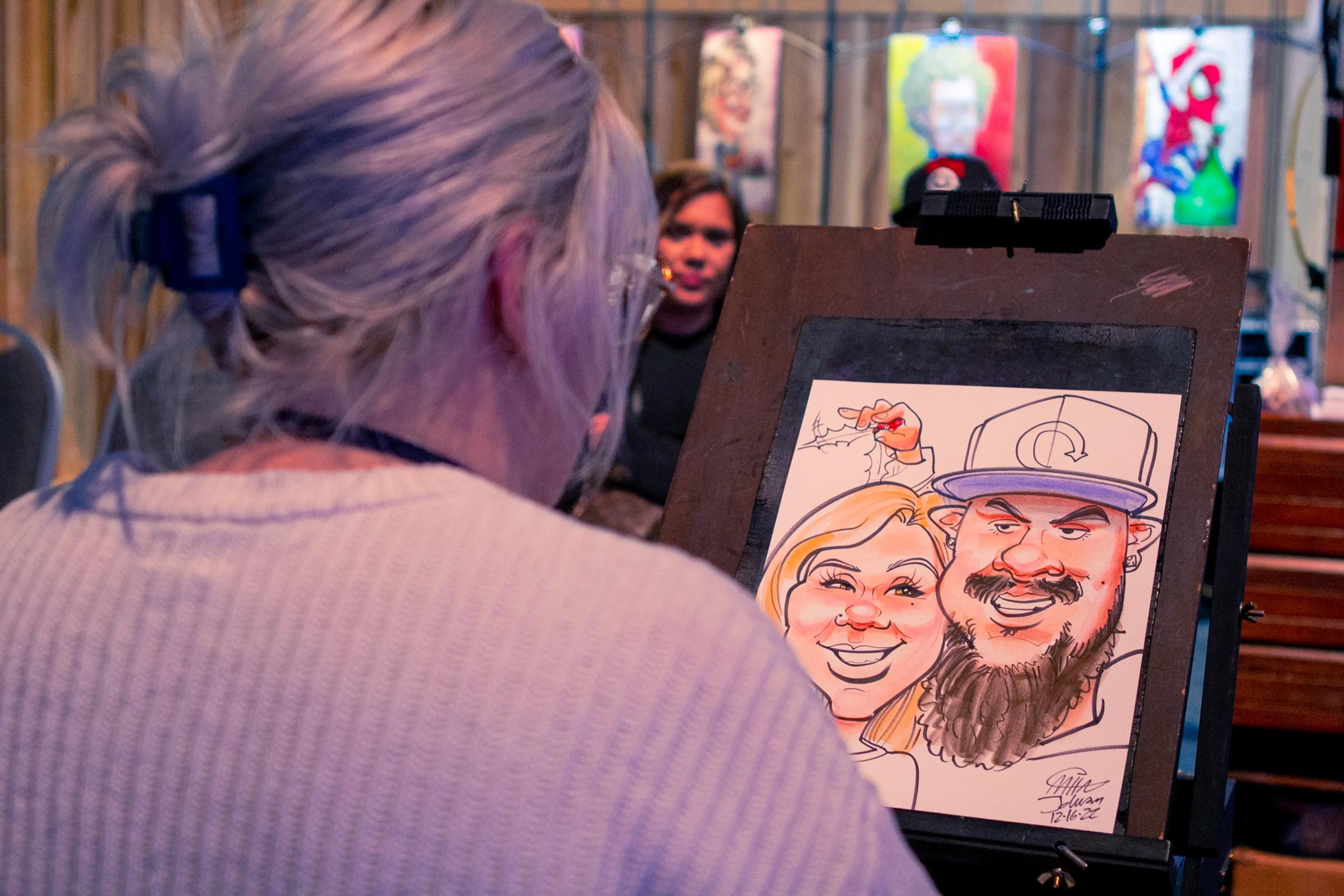 Light Up the Lake - Caricatures