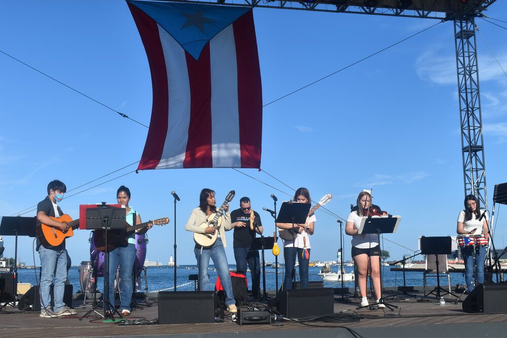 Performance at Noche Caribena at Navy Pier