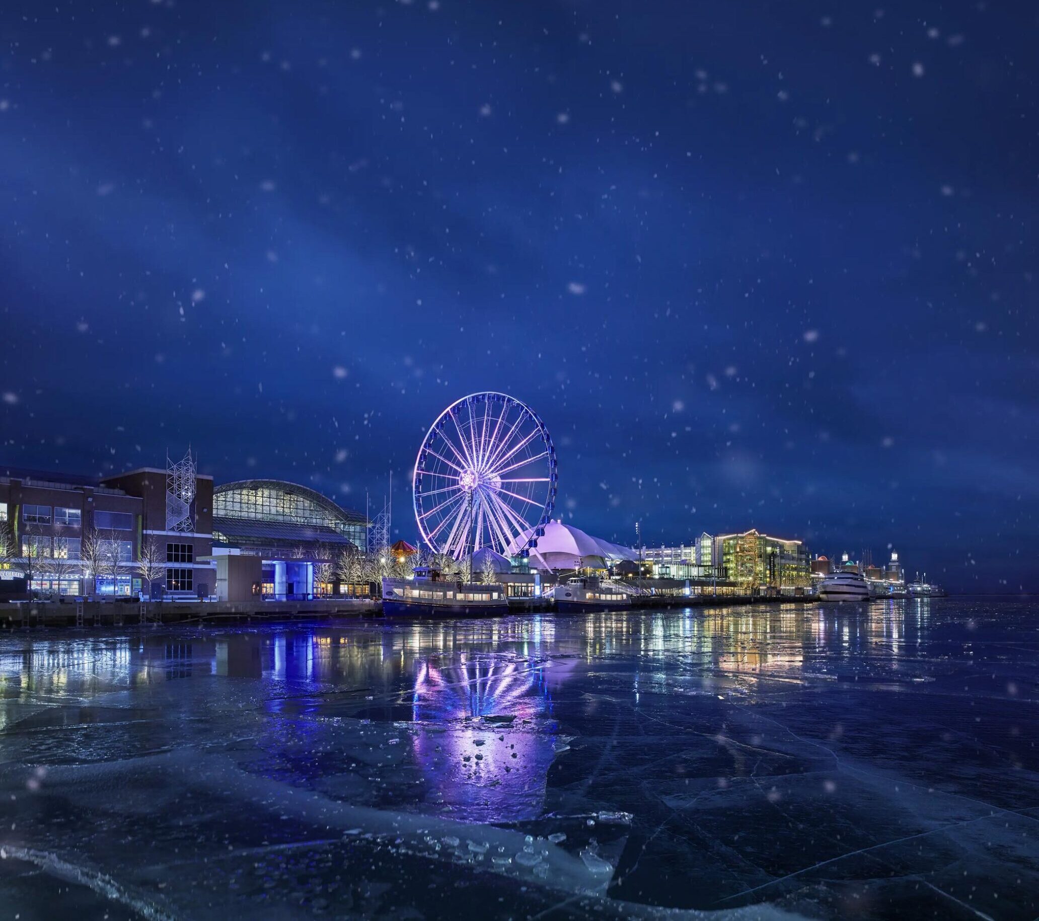 Winter at Navy Pier - Winter Wheel