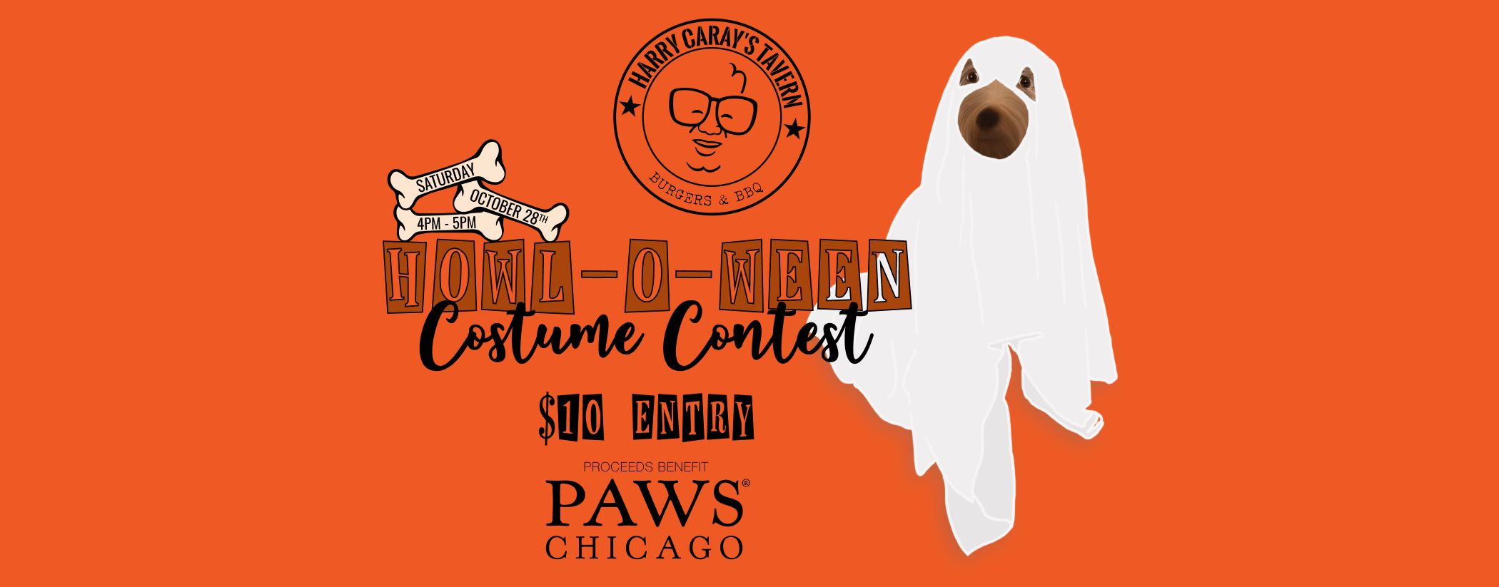Howloween at Harry Caray's Tavern at Navy Pier Wide Graphic