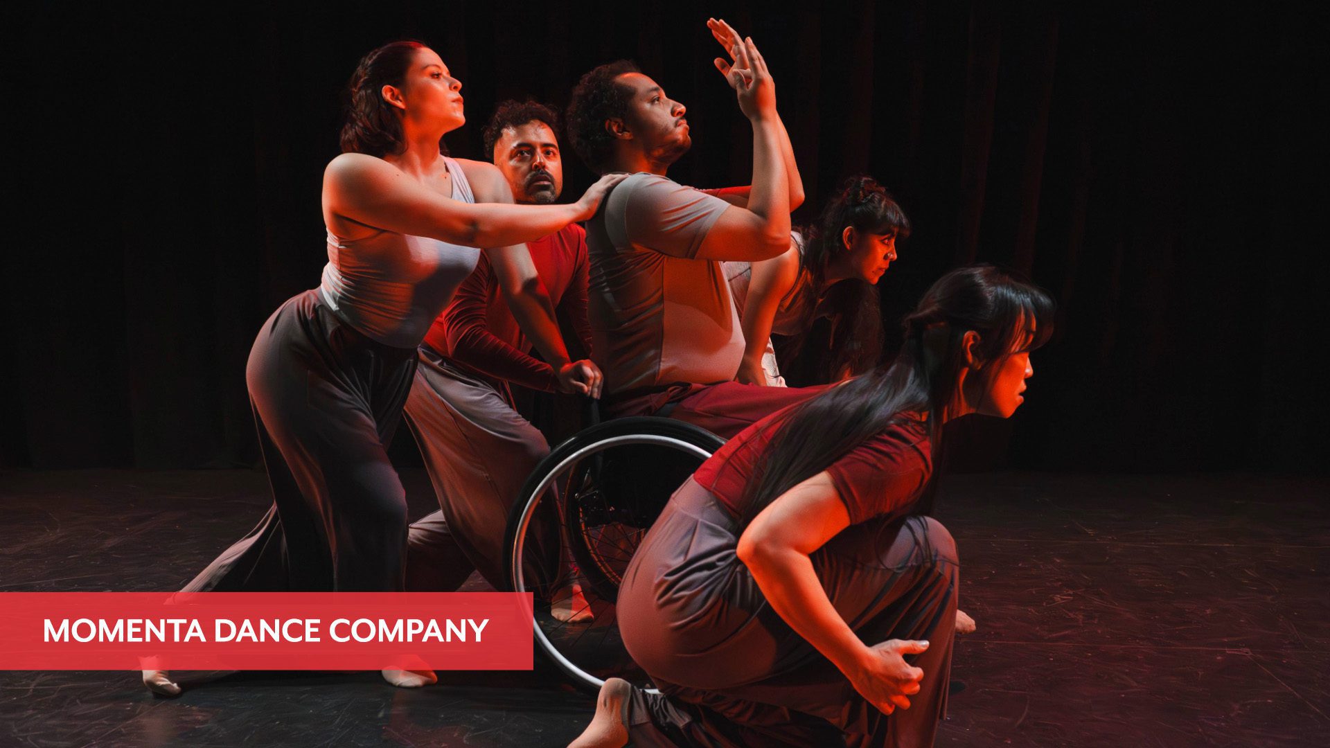 Dancers from Momenta Dance Company perform in Navy Pier’s Chicago Dance Month Kickoff