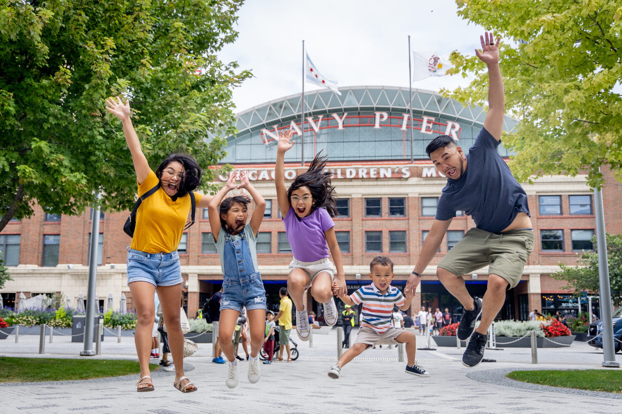 Navy Pier Support The Pier Family Photo