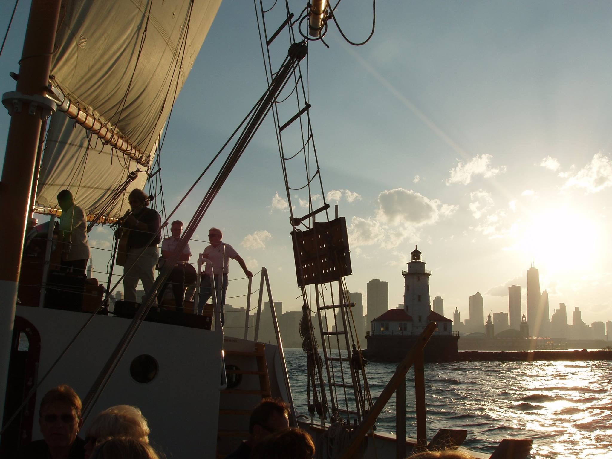 Navy Pier Tall Ship Windy Photo