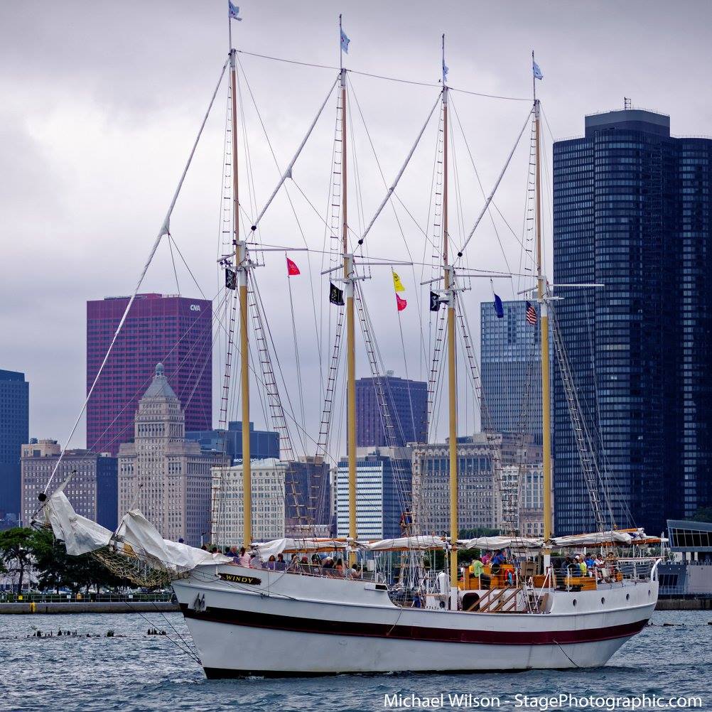 Navy Pier Tall Ship Windy Photo