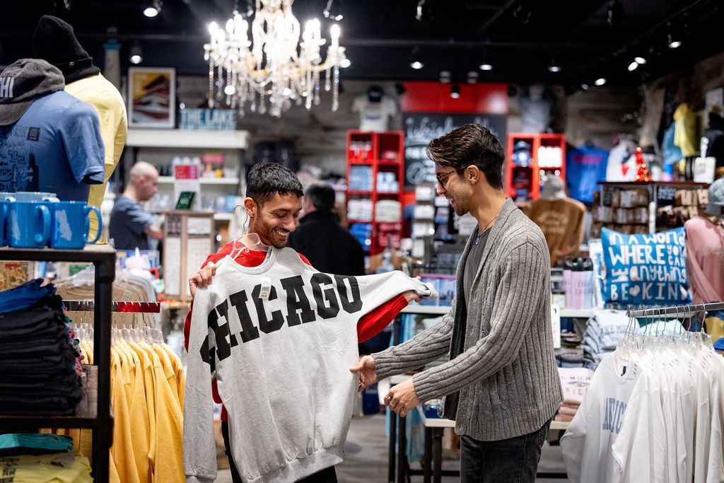 Shopping at Navy Pier