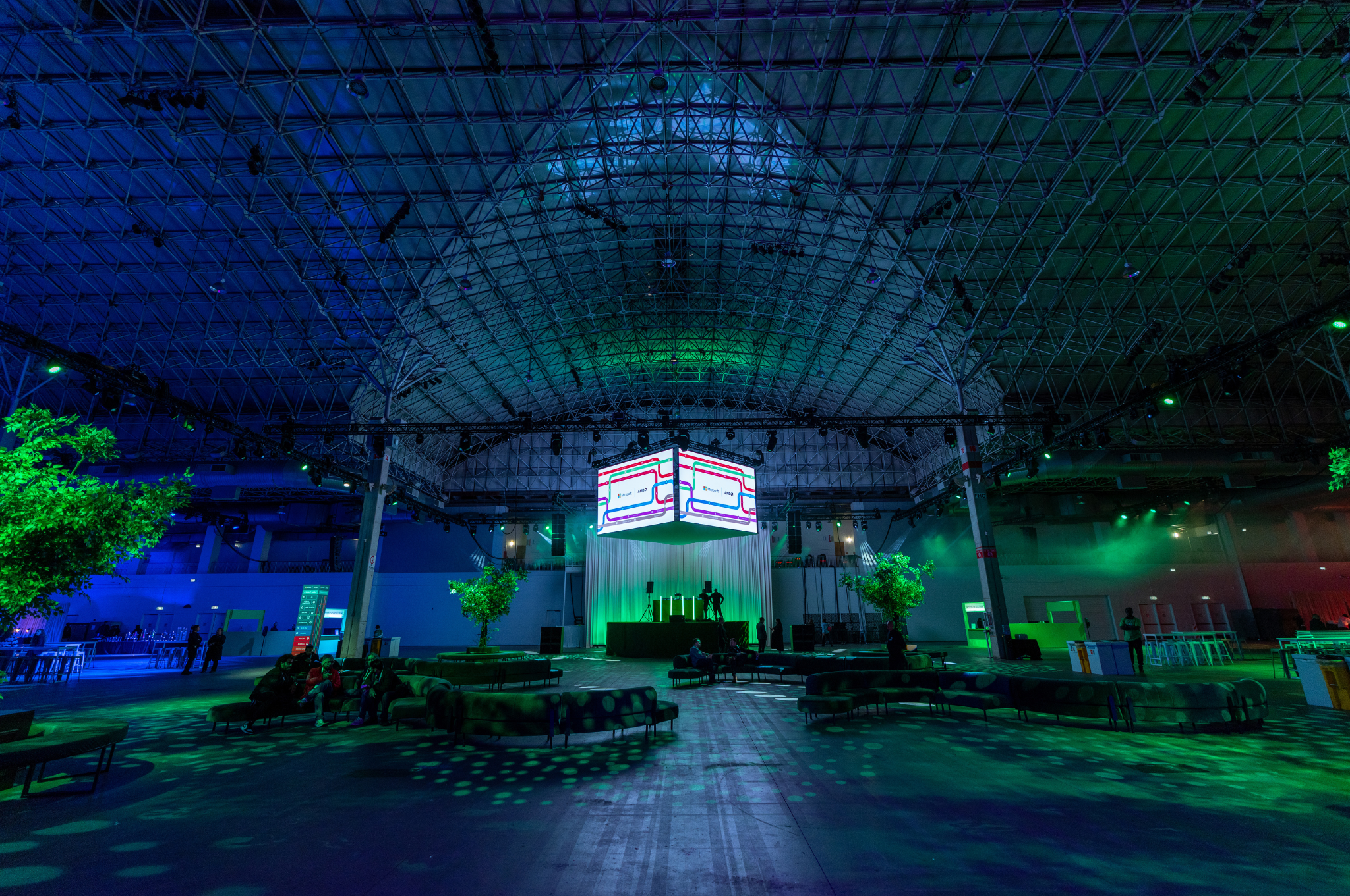 Modern corporate event layout Navy Pier planners