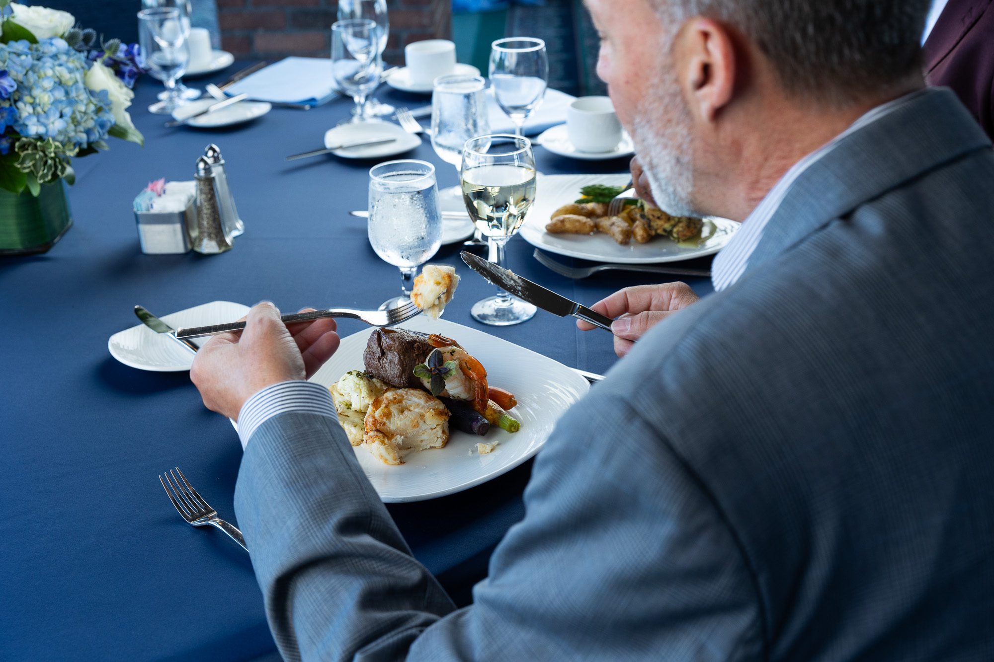 Navy Pier dining experience plated meal events