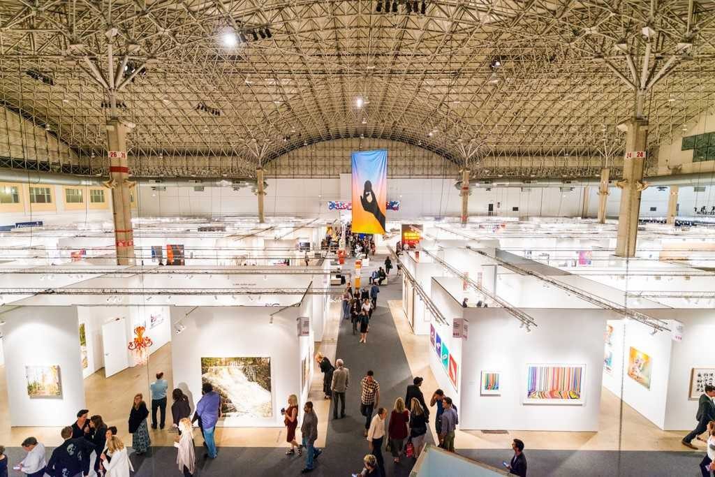 Navy Pier Festival Hall art exhibition expansive