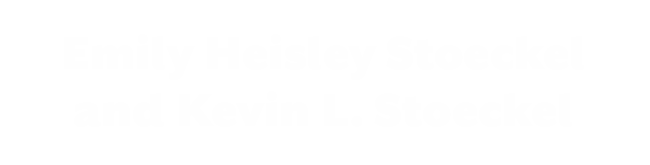 Sponsor logo for Emily and Kevin Stoeckel at Navy Pier Gala event