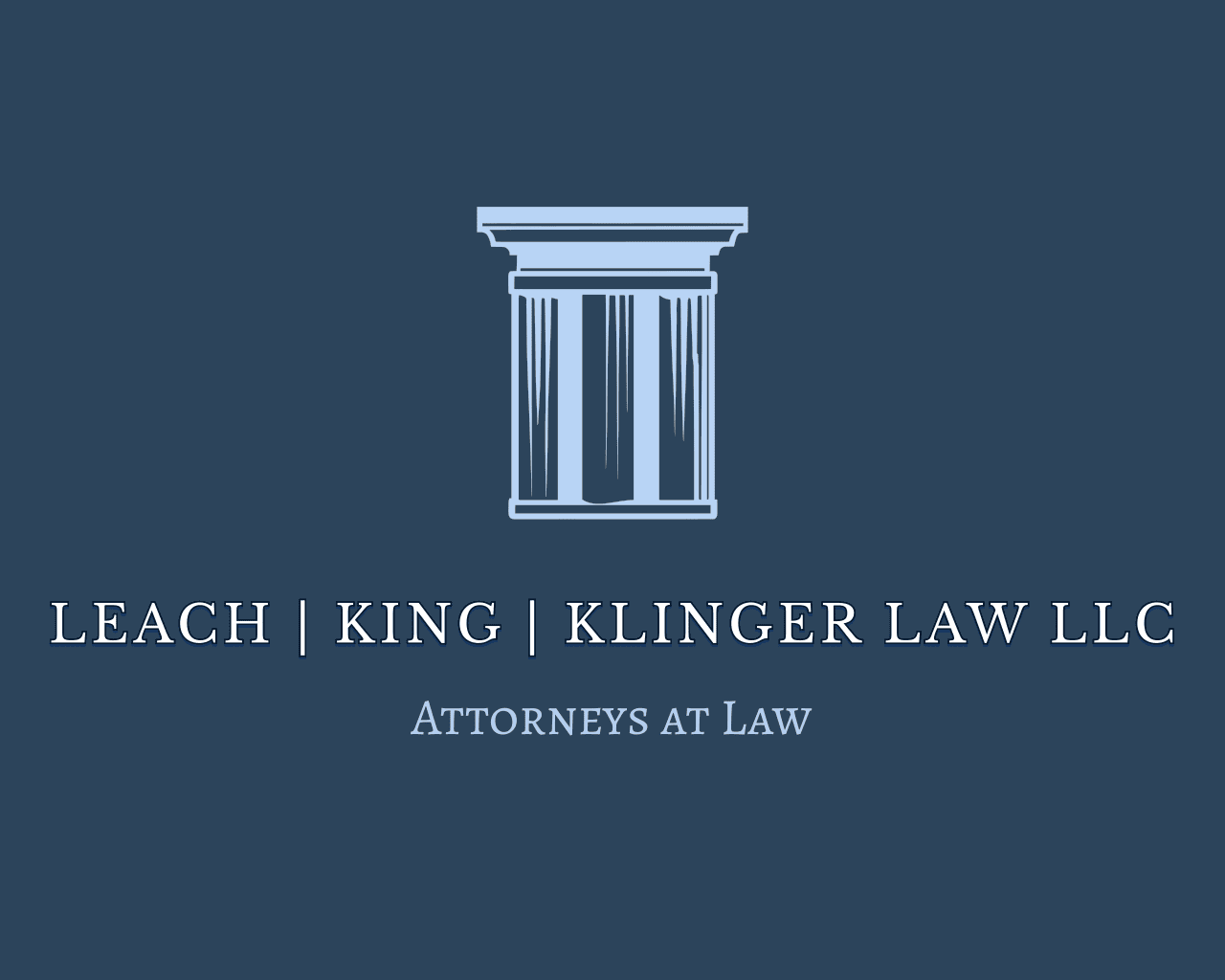 Leach King Klinger Law LLC attorneys at law logo