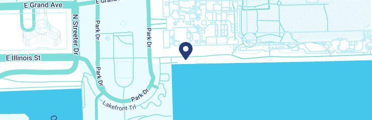 Static map of the Navy Pier South Dock