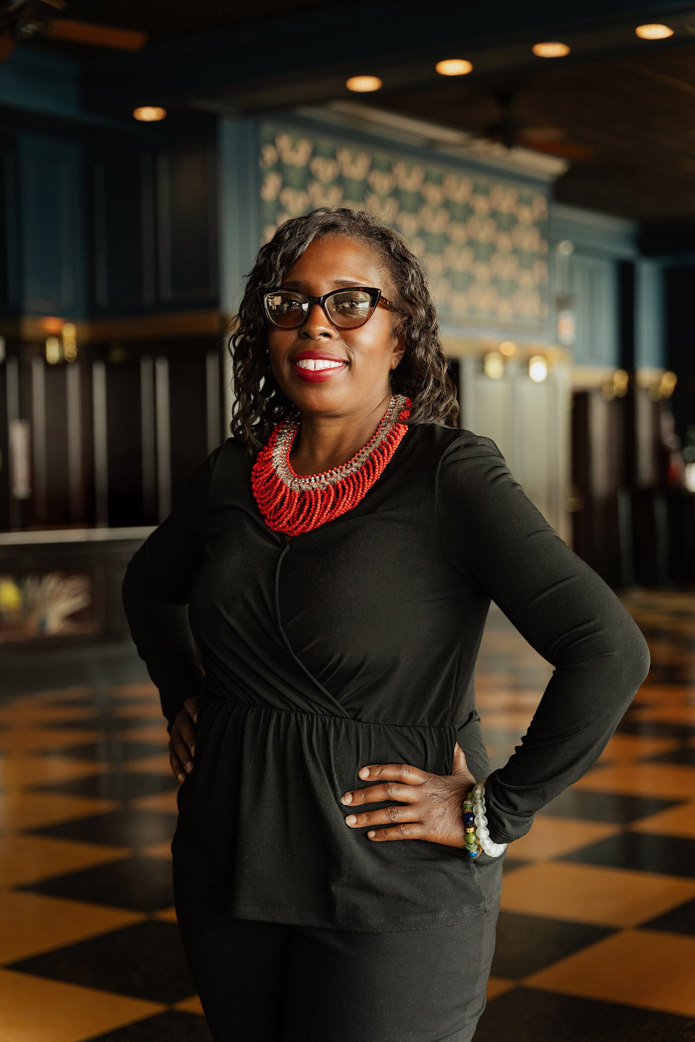 Close-up headshot of a woman participant at the Small Business Accelerator Program