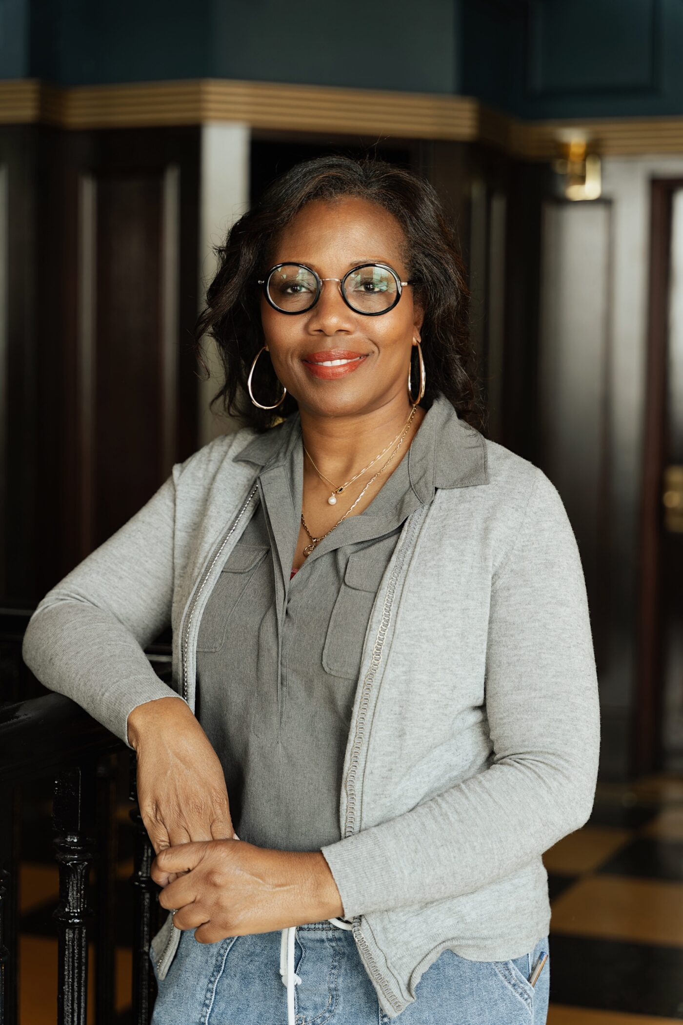 Professional woman speaking at the Navy Pier Small Business Accelerator Program