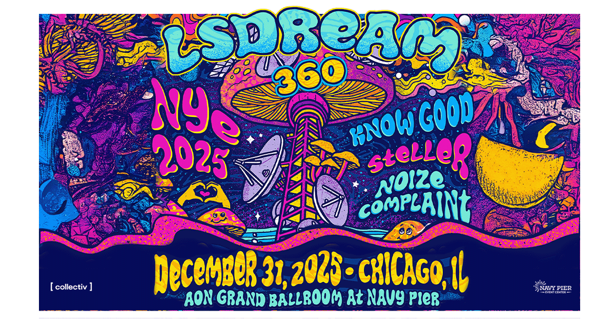 LSDREAM NYE 2025 promo graphic