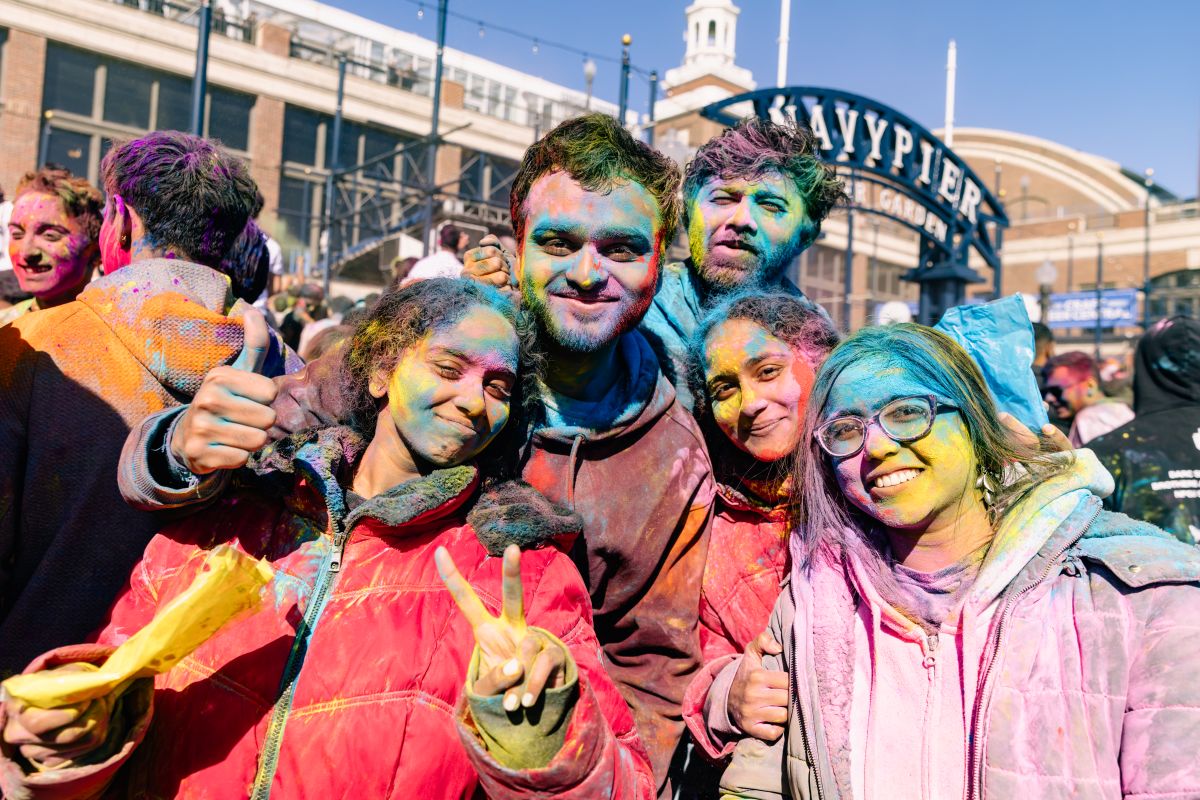 Navy Pier Hosts the Nation’s Largest Free Holi Celebration