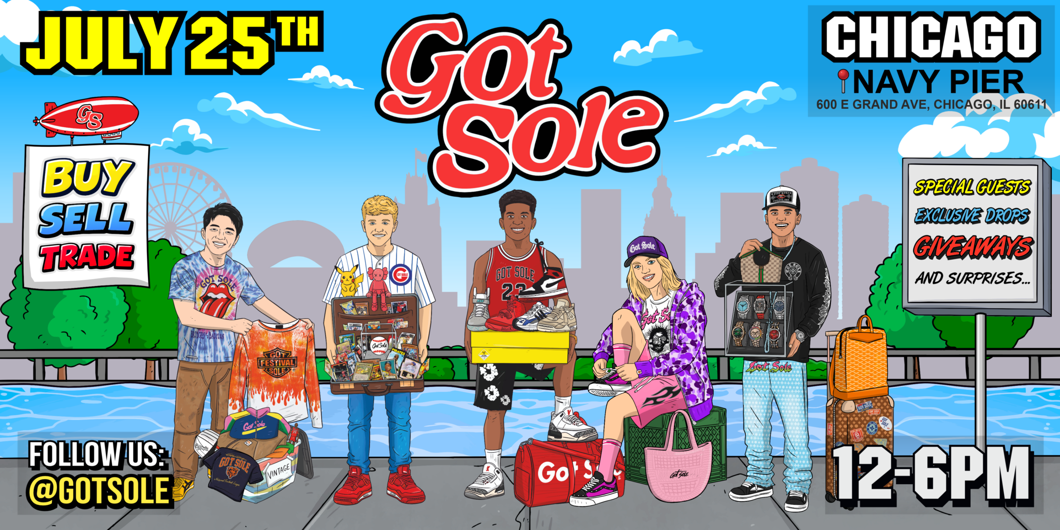 Got Sole Event Background