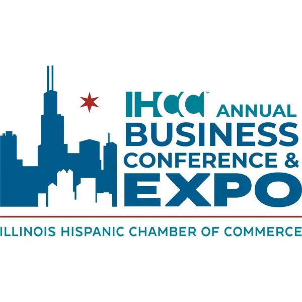 IHCC Annual Business Conference and Expo logo with Illinois Hispanic Chamber of Commerce