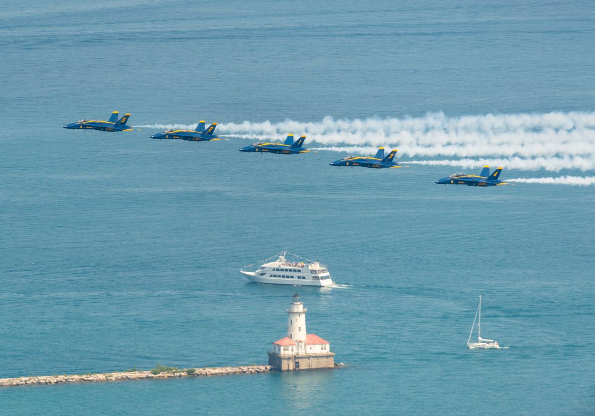 Early Air & Water Show Signature Brunch Cruise on Lake Michigan